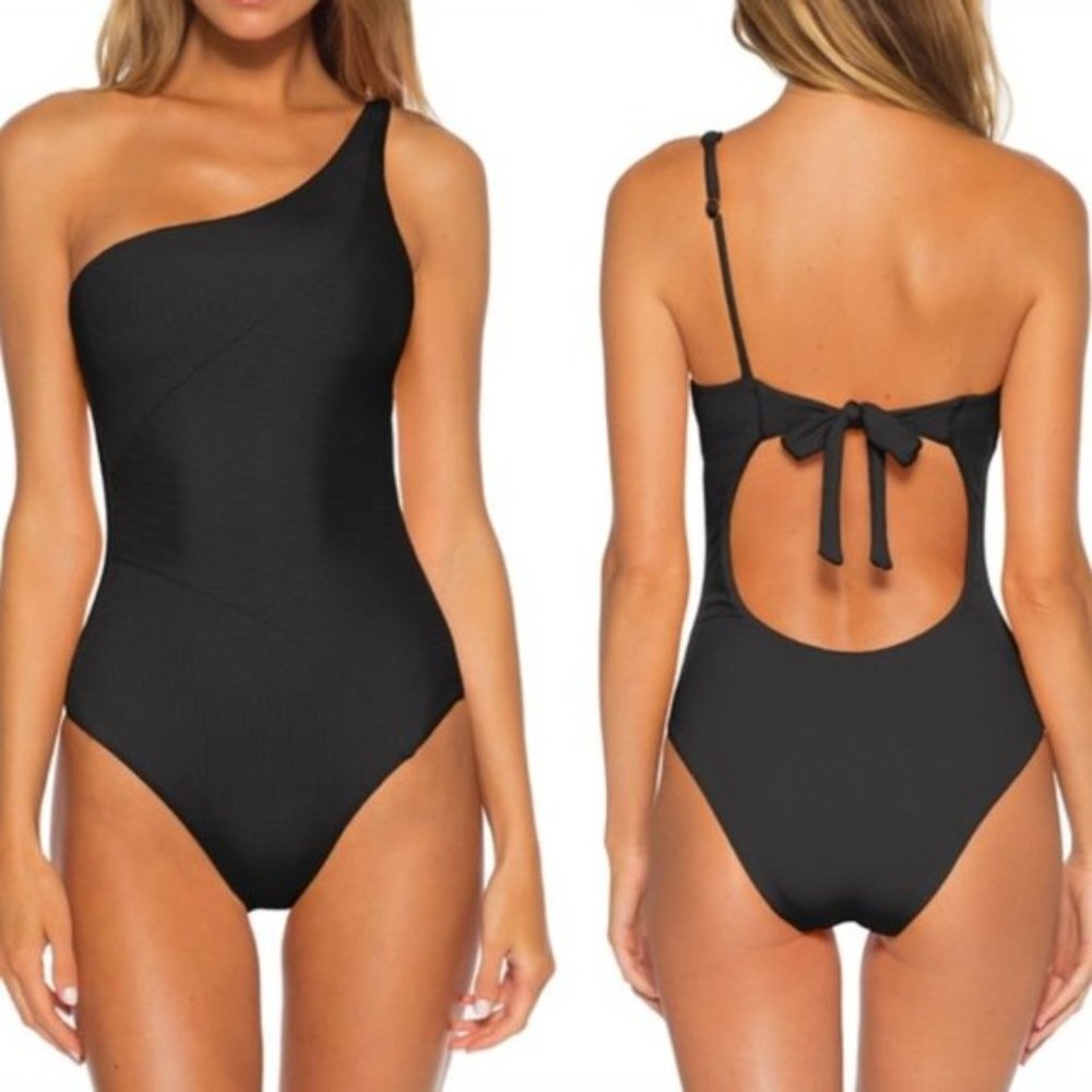 BECCA Fine Line One-shoulder One-piece Swimsuit